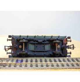 FLEISCHMANN 1451A, wagon plat  à  2  essieux  support de flêche  pour grue Krupp Ardelt   DB  neuf    BO 