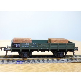 FLEISCHMANN 1451H, wagon plat  à  2  essieux   pour grue Krupp Ardelt   DB  neuf    BO 