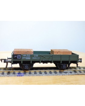 FLEISCHMANN 1451H, wagon plat  à  2  essieux   pour grue Krupp Ardelt   DB  neuf    BO 