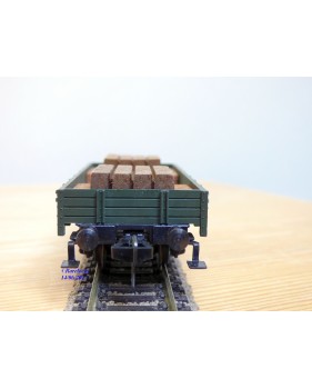 FLEISCHMANN 1451H, wagon plat  à  2  essieux   pour grue Krupp Ardelt   DB  neuf    BO 