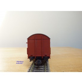 SACHSENMODELLE 16008 / 16007, couplage de wagons couvert  type Hrz-z  330   DB     BO