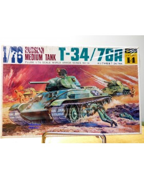 FUJIMI wa14,  char  moyen  soviétique T-34 / 76A   Neuf   BO  1/76