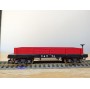 AHM  POCHER  6245 , wagon plat ancien( old time flat  car )   V&T  RR    BO