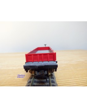 AHM  POCHER  6245 , wagon plat ancien( old time flat  car )   V&T  RR    BO