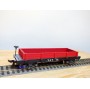 AHM  POCHER  6245 , wagon plat ancien( old time flat  car )   V&T  RR    BO