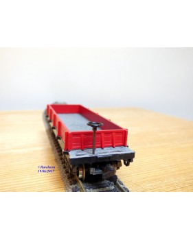 AHM  POCHER  6245 , wagon plat ancien( old time flat  car )   V&T  RR    BO