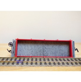 AHM  POCHER  6245 , wagon plat ancien( old time flat  car )   V&T  RR    BO