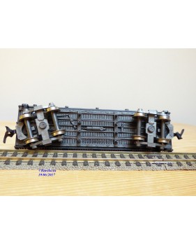 AHM  POCHER  6245 , wagon plat ancien( old time flat  car )   V&T  RR    BO