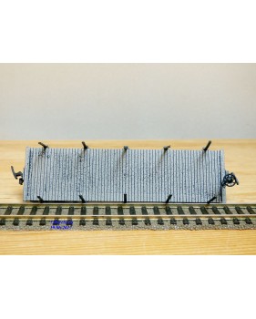 AHM  POCHER  6248 , wagon plat à ranchers  ancien ( old time flat  car )   V&T  RR  N+: 54    BO