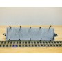 AHM  POCHER  6248 , wagon plat à ranchers  ancien ( old time flat  car )   V&T  RR  N+: 54    BO