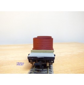 AHM  POCHER  6255, wagon plat à citernes  ancien ( old time tank  car )   V&T  RR  N°: 45    BO