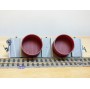AHM  POCHER  6255, wagon plat à citernes  ancien ( old time tank  car )   V&T  RR  N°: 45    BO