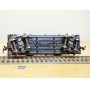 AHM  POCHER  6255, wagon plat à citernes  ancien ( old time tank  car )   V&T  RR  N°: 45    BO