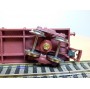 JOUEF 655000, wagon plat  à ranchers  à 2 bogies type  Ro2yw  chargé de poutres   SNCF  neuf   BO