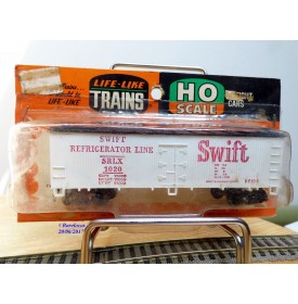 Life Like  ???? , wagon couvert  réfrigérant ( reefer )   SWIFT  Neuf    BO