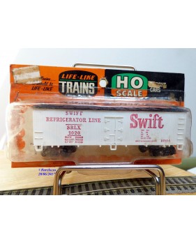 Life Like  ???? , wagon couvert  réfrigérant ( reefer )   SWIFT  Neuf    BO