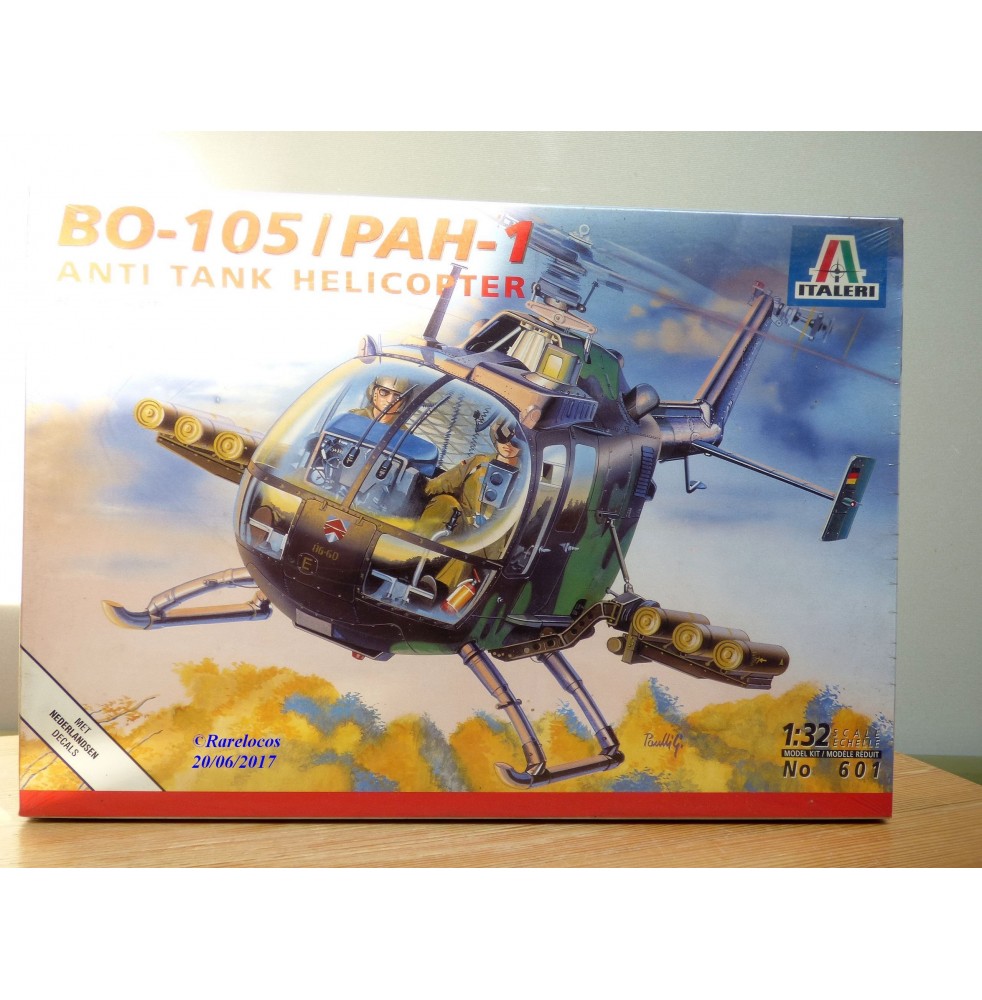 ITALERI 601, Hélicoptère anti char BO-105 / PAH-1  Neuf   BO   1/32