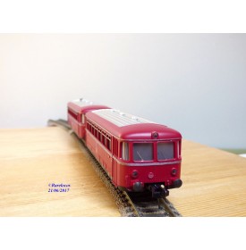 FLEISCHMANN  1370 / 2,  couplage de 2 remorques pour autorail ( Schienenbus )  VB et VS 98    DB  neuf  BO 