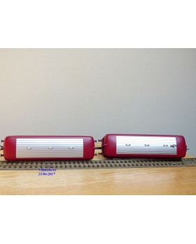 FLEISCHMANN  1370 / 2,  couplage de 2 remorques pour autorail ( Schienenbus )  VB et VS 98    DB  neuf  BO 