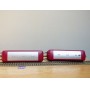 FLEISCHMANN  1370 / 2,  couplage de 2 remorques pour autorail ( Schienenbus )  VB et VS 98    DB  neuf  BO 