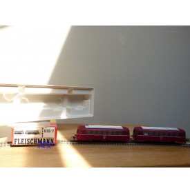 FLEISCHMANN  1370 / 2,  couplage de 2 remorques pour autorail ( Schienenbus )  VB et VS 98    DB  neuf  BO 