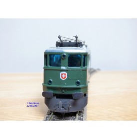 PLAYART  H.652, motrice Ae 6/6  N°: 11493  SISSACH  SBB  BO