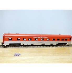 RIVAROSSI  véro 6531, voiture lits ( mooth  side  duplex  roomette ) Golden State  " La Costa "   Rock Island  Neuf   BO