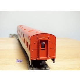 RIVAROSSI  véro 6531, voiture lits ( mooth  side  duplex  roomette ) Golden State  " La Costa "   Rock Island  Neuf   BO