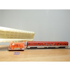 RIVAROSSI  véro 6531, voiture lits ( mooth  side  duplex  roomette ) Golden State  " La Costa "   Rock Island  Neuf   BO