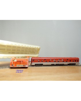 RIVAROSSI  véro 6531, voiture lits ( mooth  side  duplex  roomette ) Golden State  " La Costa "   Rock Island  Neuf   BO