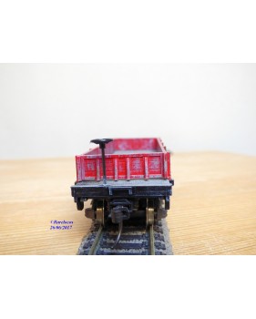 POCHER  270 / 2 , wagon tombereau  ancien ( old time gondola  car )   V&T  RR  N°: 74    BO