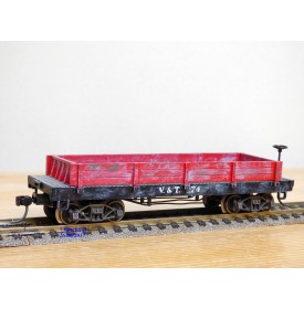 POCHER  270 / 2 , wagon tombereau  ancien ( old time gondola  car )   V&T  RR  N°: 74    BO