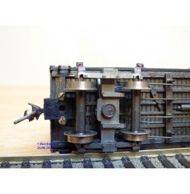 POCHER  270 / 2 , wagon tombereau  ancien ( old time gondola  car )   V&T  RR  N°: 74    BO