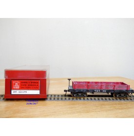 POCHER  270 / 2 , wagon tombereau  ancien ( old time gondola  car )   V&T  RR  N°: 74    BO