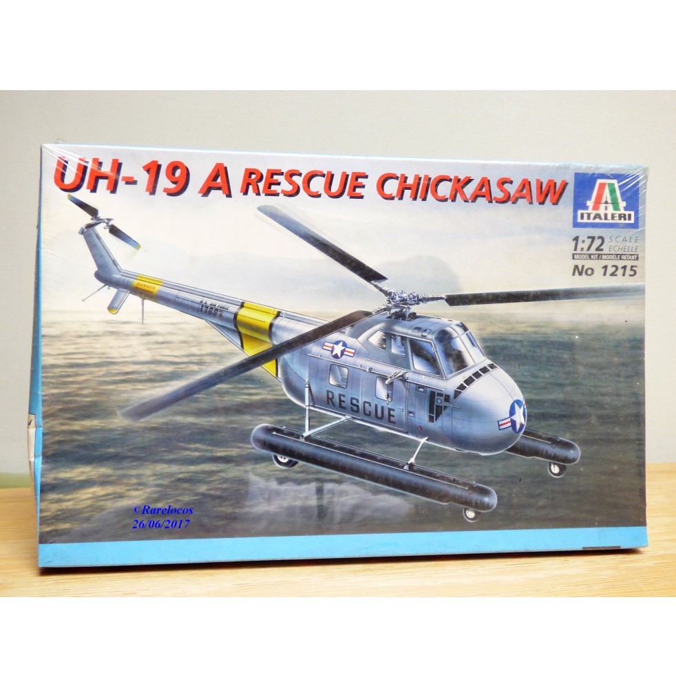 ITALERI 1215, Hélicoptère  UH-19 A  "Rescue Chickasaw"   Neuf   BO 1/72