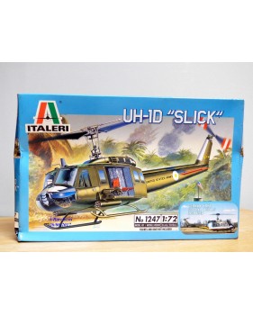 ITALERI 1247, Hélicoptère  UH-1D  " Slick "   Neuf   BO 1/72