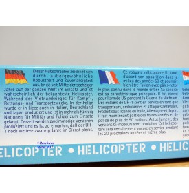 ITALERI 2621 Hélicoptère AB-205/ UH-1D "Huey" Neuf BO 1/48 