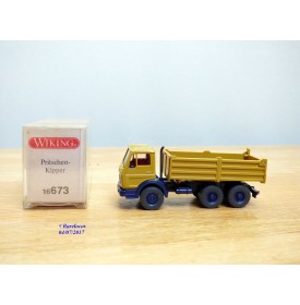 WIKING 16673, camion benne ( Pritschen Kipper )  4*6    MERCEDES BENZ   Neuf  BO  1/87  HO