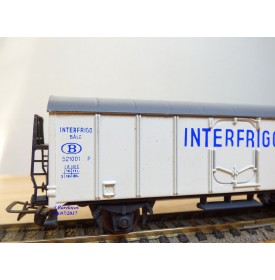 POCHER 313 / 3,  wagon réfrigérant Hgm INTERFRIGO DB  BO