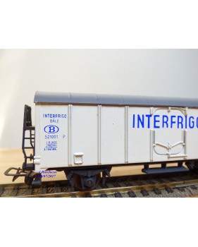 POCHER 313 / 3,  wagon réfrigérant Hgm INTERFRIGO DB  BO