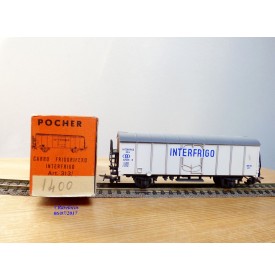 POCHER 313 / 3,  wagon réfrigérant Hgm INTERFRIGO DB  BO