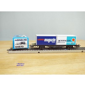 Märklin 48944 wagons plats type Bt 10 conteneurs à bière Königsbacher DB BO