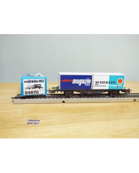 Märklin 48944 wagons plats type Bt 10 conteneurs à bière Königsbacher DB BO