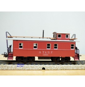 Märklin   4570 . 2,  fourgon de queue ( caboose ) américain N° 1951 AT&SF Neuf  BO BO