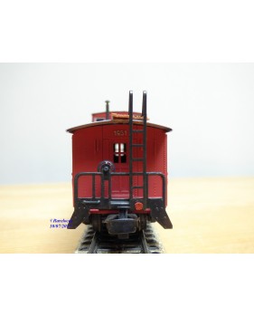 Märklin   4570 . 2,  fourgon de queue ( caboose ) américain N° 1951 AT&SF Neuf  BO BO