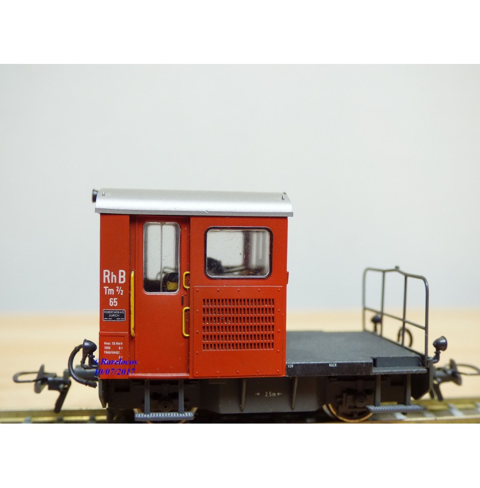 Bemo 127365,  tracteur de service Tm II  N° 65   Rhb    BO