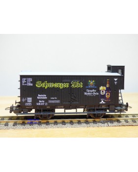 PIKO 54218, wagon couvert à guérite  " Schwartzer Abt "   DRG     neuf    BO 