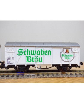 LILIPUT 229 05, wagons couverts pour  bière  SCHWABEN BRAU   DB  neuf   BO