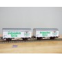 LILIPUT 229 05, wagons couverts pour  bière  SCHWABEN BRAU   DB  neuf   BO