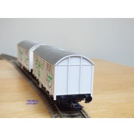 LILIPUT 229 05, wagons couverts pour  bière  SCHWABEN BRAU   DB  neuf   BO